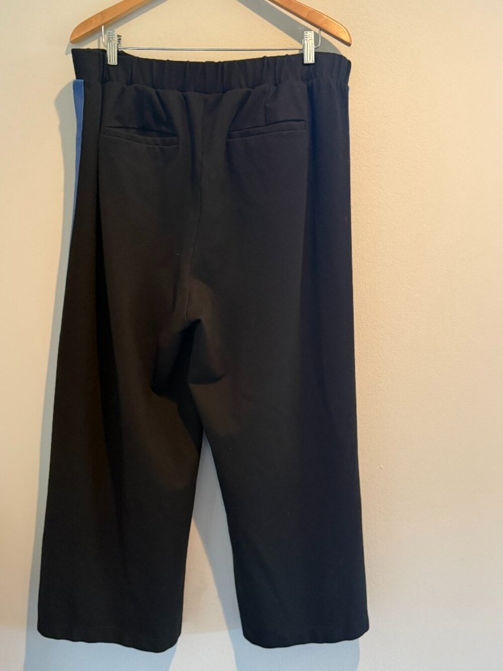 Universal Standard Plus Size Stephanie Wide Leg Stripe Ponte Pants M (2X) - Picture 4 of 11